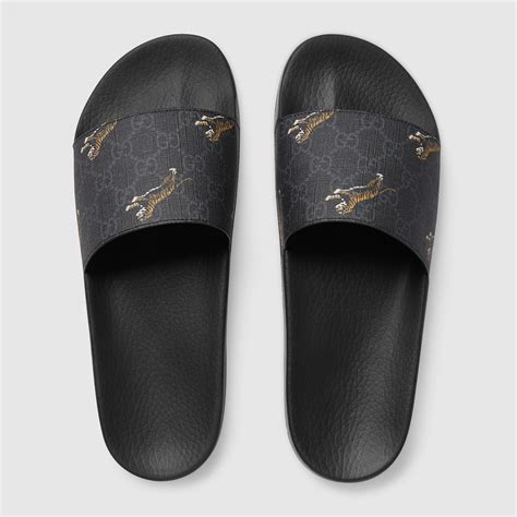 gucci men's tiger sandals